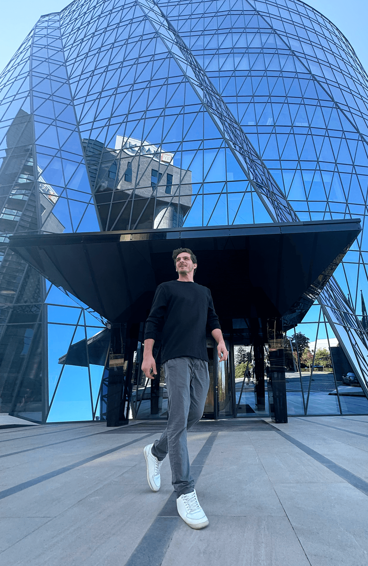 Portrait of Martinello Villi, graphic and web designer